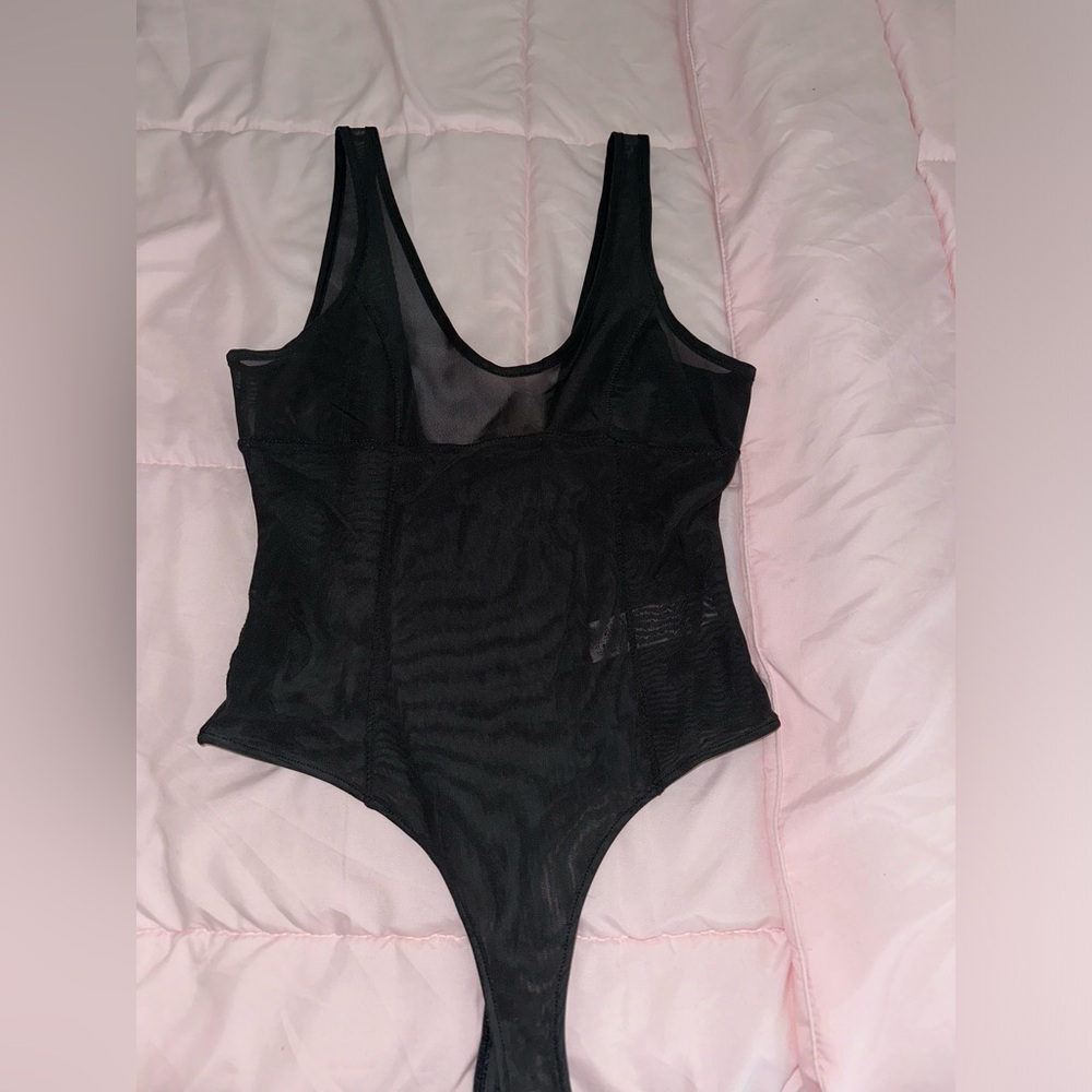 Mesh black bodysuit